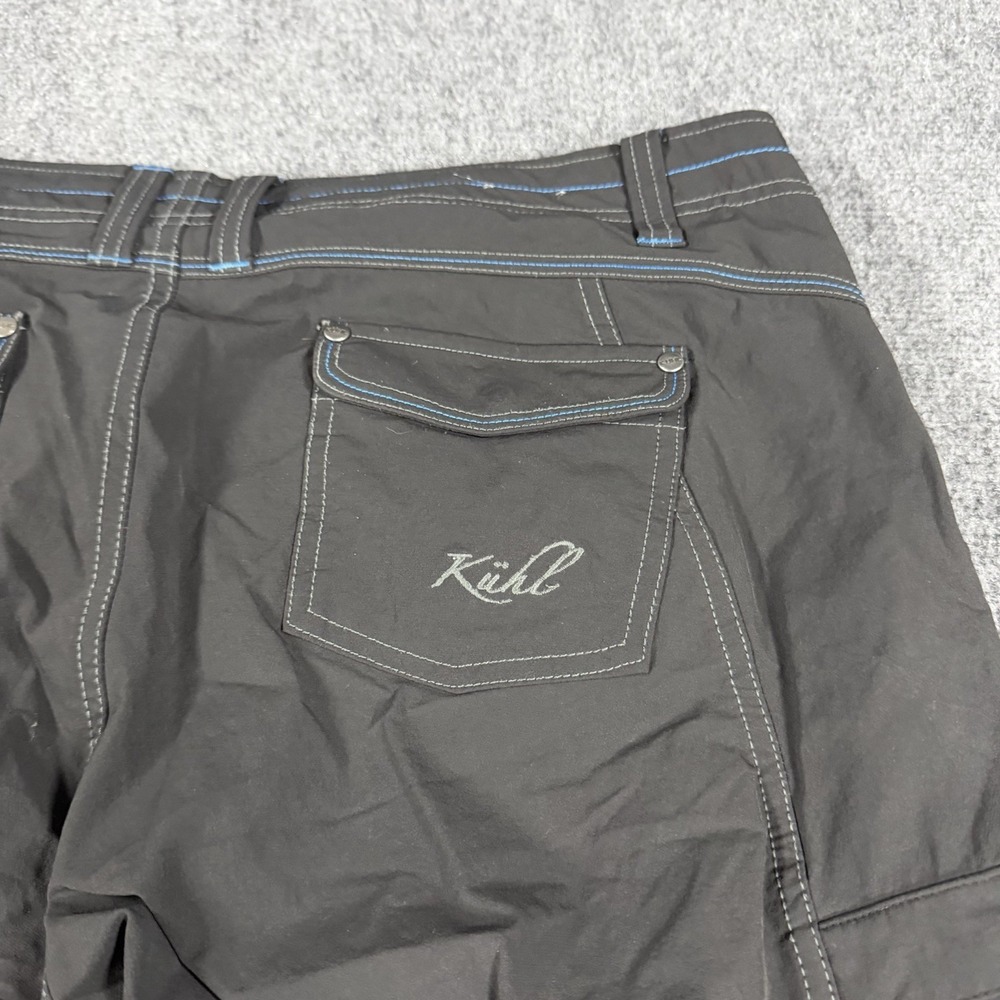 Kuhl Kliffside Convertible Cargo Pants Womens Size 14 Dark Gray Outdoors Hiking - Picture 3 of 9